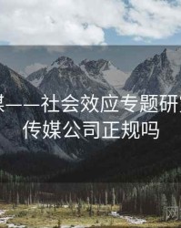 星空传媒——社会效应专题研究，星空传媒公司正规吗