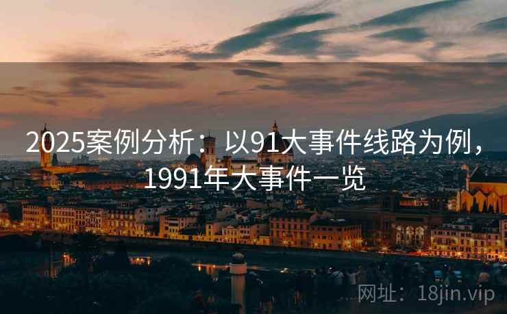 2025案例分析：以91大事件线路为例，1991年大事件一览