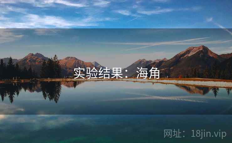 实验结果：海角