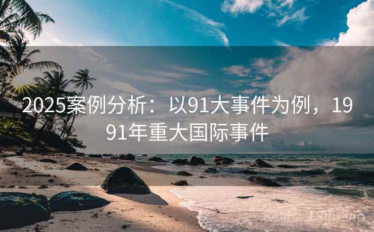 2025案例分析:以91大事件为例,1991年重大国际事件 2025案例分析:以91大事件为例,1991年重大国际事件
